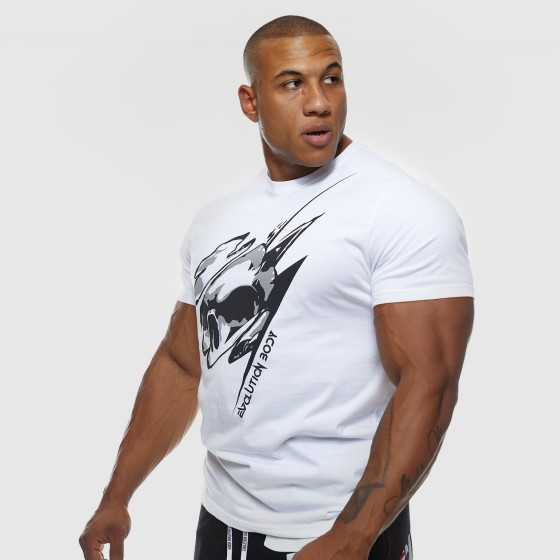 T-shirt Evolution Body Λευκό 2462WHITE-BLACK