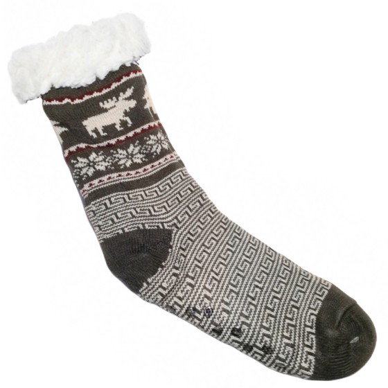 Men's thermal socks antibacterial 4043GREY