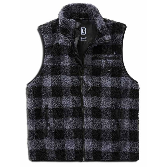 Ανδρικό Γιλέκο Teddyfleece vest TTF 502528 Grey-black