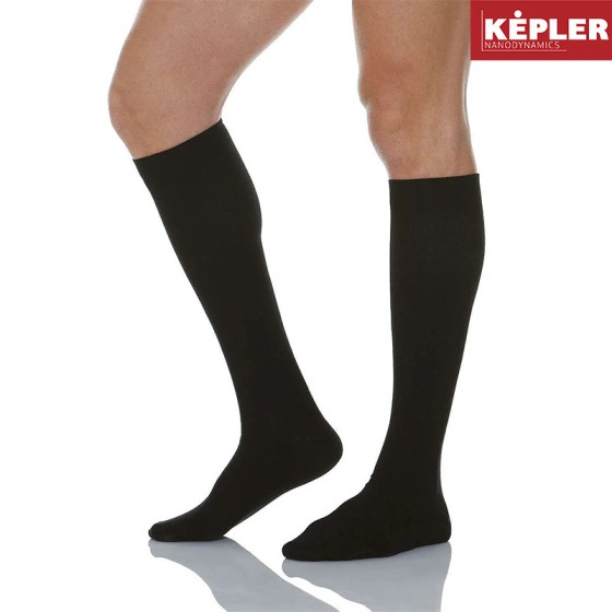 Ανδρικές κάλτσες διαβαθμισμένης συμπίεσης Kepler Μαύρες  231021BLK