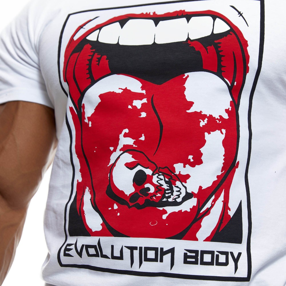 T-shirt Evolution Body Λευκό 2461WHITE-R