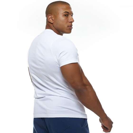T-shirt Evolution Body Λευκό 2461WHITE-BLU