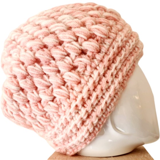 Women's knitted hat handmade multi vil002