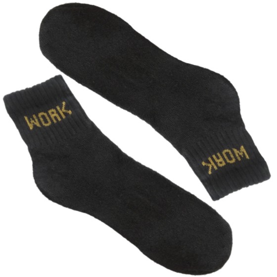 Men's work socks black 3 Pack 88810