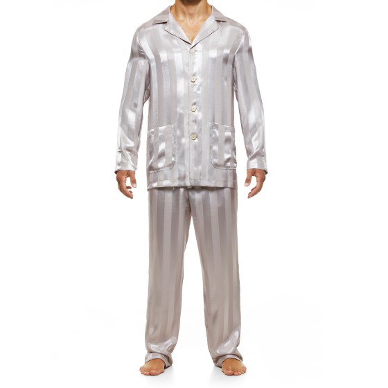 Men's Satin pyjamas BA2252 ivory