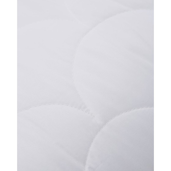 Μονόχρωμο Κουβερλί Microfiber Sandy Μονή (160x240cm) Άσπρο