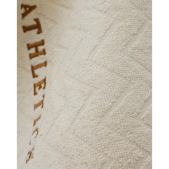 Πετσέτα με Κέντημα Athletics Tokyo Χειρός | 30x50cm Εκρού